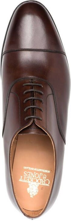 Crockett & Jones Oxford leren schoenen Bruin