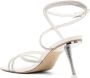 Cult Gaia Isa leren sandalen Zilver - Thumbnail 3