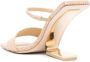 Cult Gaia Rene 110mm raffia sandals Beige - Thumbnail 3