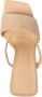 Cult Gaia Rene sandalen met geometrische hak Beige - Thumbnail 4