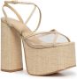 Cult Gaia Sofie sandalen met plateauzool Beige - Thumbnail 2