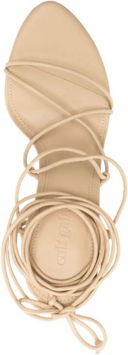 Cult Gaia Soleil sandalen met veters Bruin