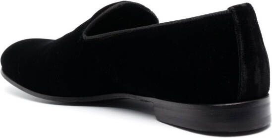 D4.0 Fluwelen loafers Zwart