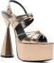 D'ACCORI Belle sandalen met plateauzool Goud - Thumbnail 2
