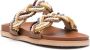 DE SIENA SHOES Verfraaide slippers Bruin - Thumbnail 2