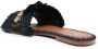 DE SIENA SHOES Semira slippers verfraaid met kralen Zwart - Thumbnail 3