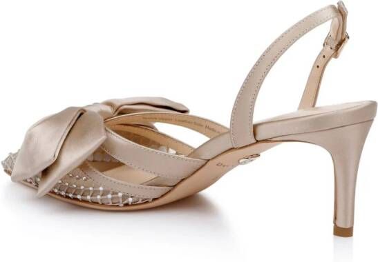 Dee Ocleppo Brazil satijnen slingback pumps Beige