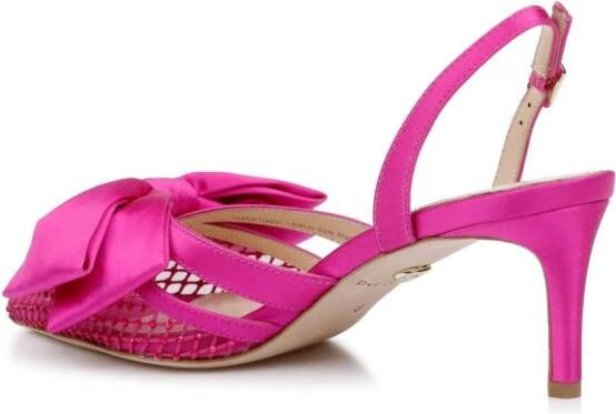 Dee Ocleppo Brazil satijnen slingback pumps Roze