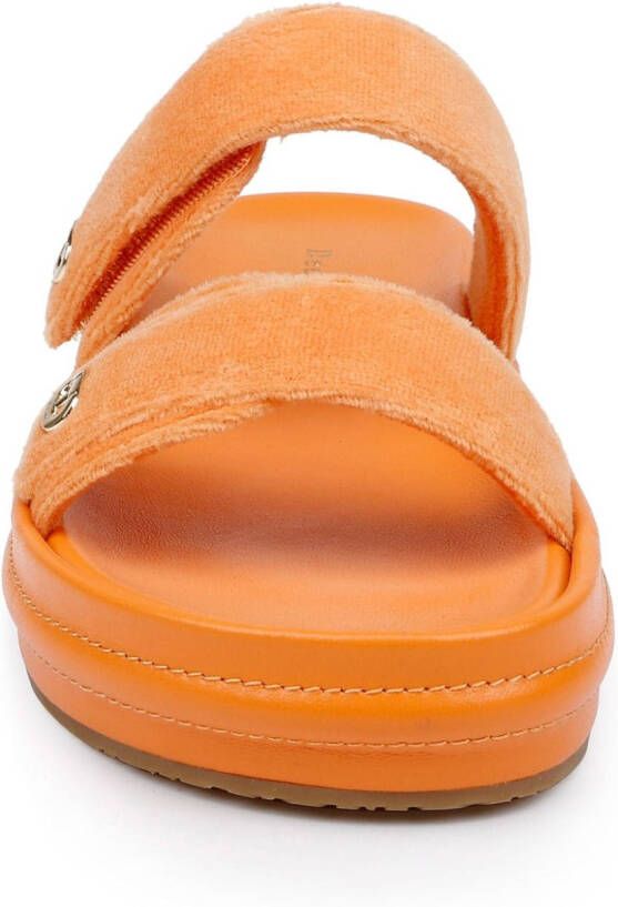 Dee Ocleppo Finland slippers met dubbele bandjes Oranje
