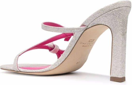Dee Ocleppo Sandalen met glitter Grijs