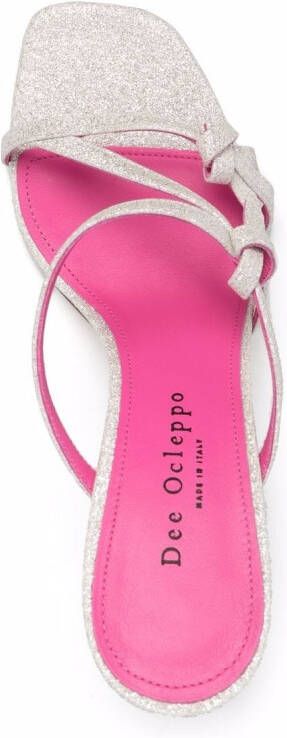 Dee Ocleppo Sandalen met glitter Grijs