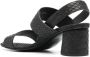 Del Carlo Leren sandalen Zwart - Thumbnail 3
