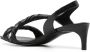 Del Carlo 60mm gedraaide leren sandalen Zwart - Thumbnail 3