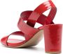 Del Carlo 75mm lakleren pumps Rood - Thumbnail 3