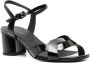 Del Carlo Ben 55 leren sandalen Zwart - Thumbnail 2