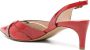 Del Carlo Décolleté slingback pumps Rood - Thumbnail 3