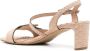 Del Carlo Moor 55 mm lakleren sandalen Beige - Thumbnail 3