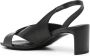 Del Carlo Moor 55mm lakleren sandalen Zwart - Thumbnail 3