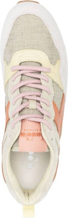Diadora Sneakers met colourblocking Beige