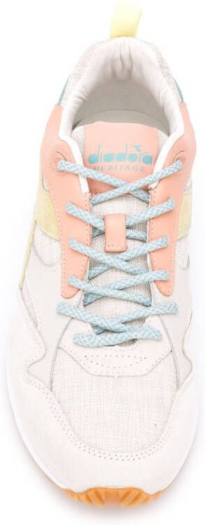 Diadora Sneakers met colourblocking Beige