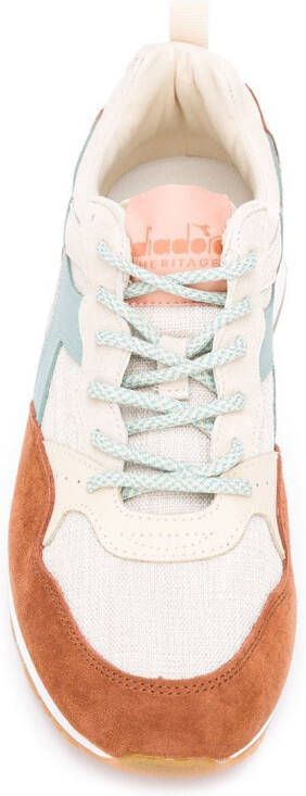 Diadora Sneakers met colourblocking Beige