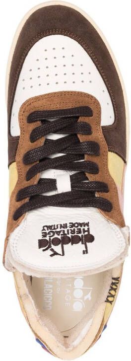 Diadora Sneakers met colourblocking Geel
