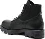 Diesel Leren combat boots Zwart - Thumbnail 3