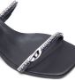 Diesel D-Kittie sandalen met open neus en gesp Zwart - Thumbnail 5