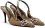 Diesel D-Venus SB canvas pumps Groen - Thumbnail 2