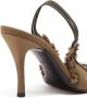 Diesel D-Venus SB canvas pumps Groen - Thumbnail 5