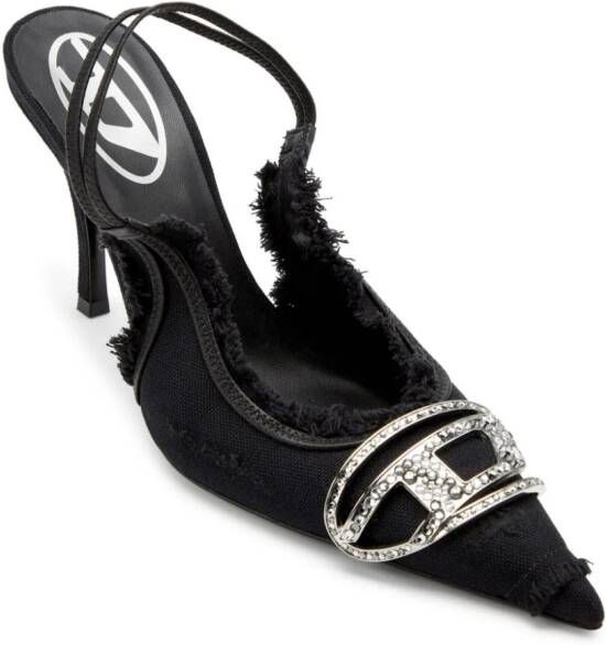 Diesel D-Venus slingback pumps Zwart