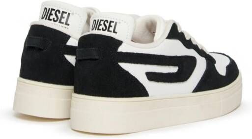 Diesel Kids S-Ukiyo V2 leren sneakers Wit