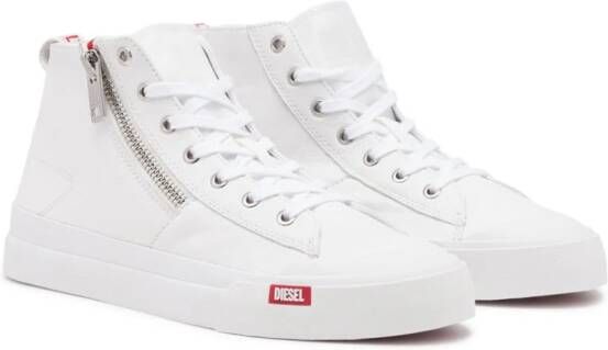 Diesel S-Athos sneakers met logopatch Wit