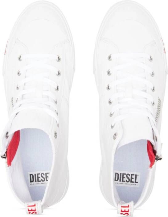 Diesel S-Athos sneakers met logopatch Wit