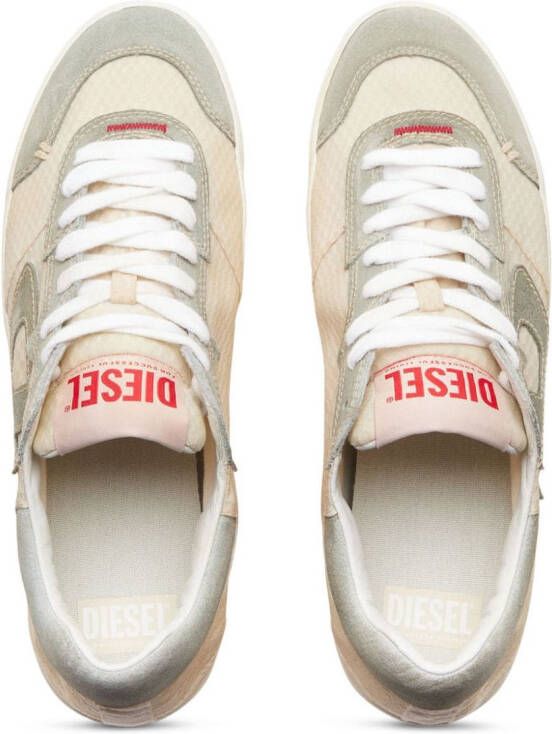 Diesel S-Leroji sneakers met logopatch Beige