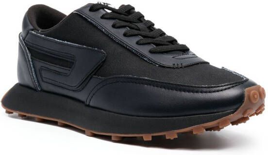 Diesel S-Racer contrasterende sneakers Zwart