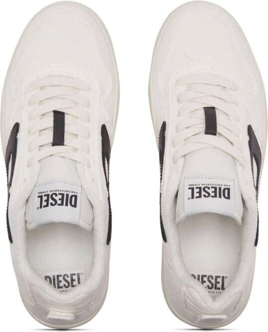 Diesel S-Ukiyo denim sneakers Wit
