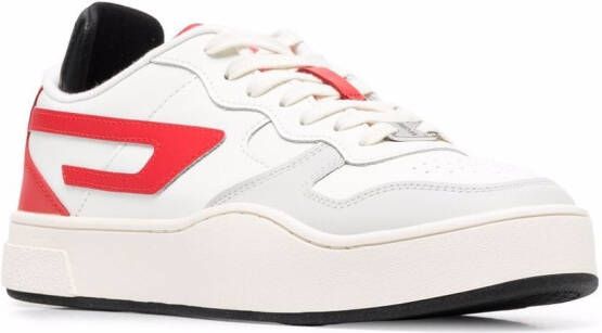Diesel S-Ukiyo sneakers met D-patch Wit
