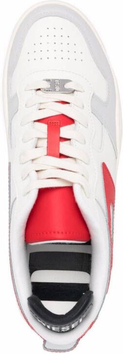 Diesel S-Ukiyo sneakers met D-patch Wit