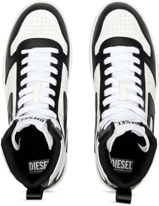 Diesel V-2 leren sneakers Wit