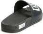 Dkny Kids Badslippers met logoprint Zwart - Thumbnail 3