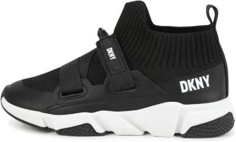 Dkny Kids Sneakers met klittenband Zwart