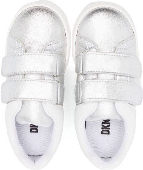 Dkny Kids Sneakers met metallic-effect Wit