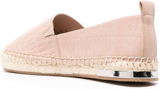 DKNY Makalina espadrilles met monogram Beige