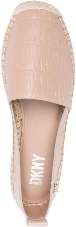 DKNY Makalina espadrilles met monogram Beige