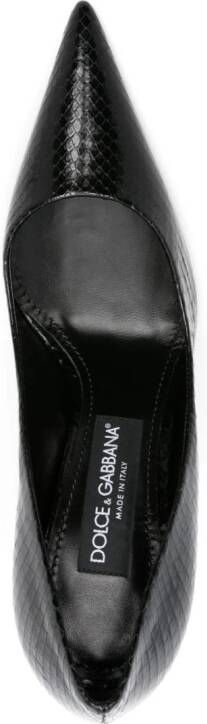 Dolce & Gabbana Leren pumps Zwart