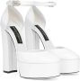 Dolce & Gabbana 105mm lakleren pumps met plateauzool Wit - Thumbnail 3
