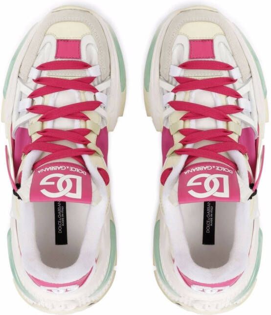 Dolce & Gabbana Airmaster sneakers met vlakken Wit