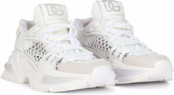 Dolce & Gabbana Airmaster sneakers met vlakken Wit