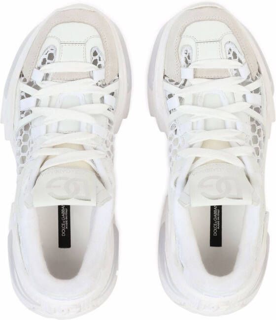 Dolce & Gabbana Airmaster sneakers met vlakken Wit